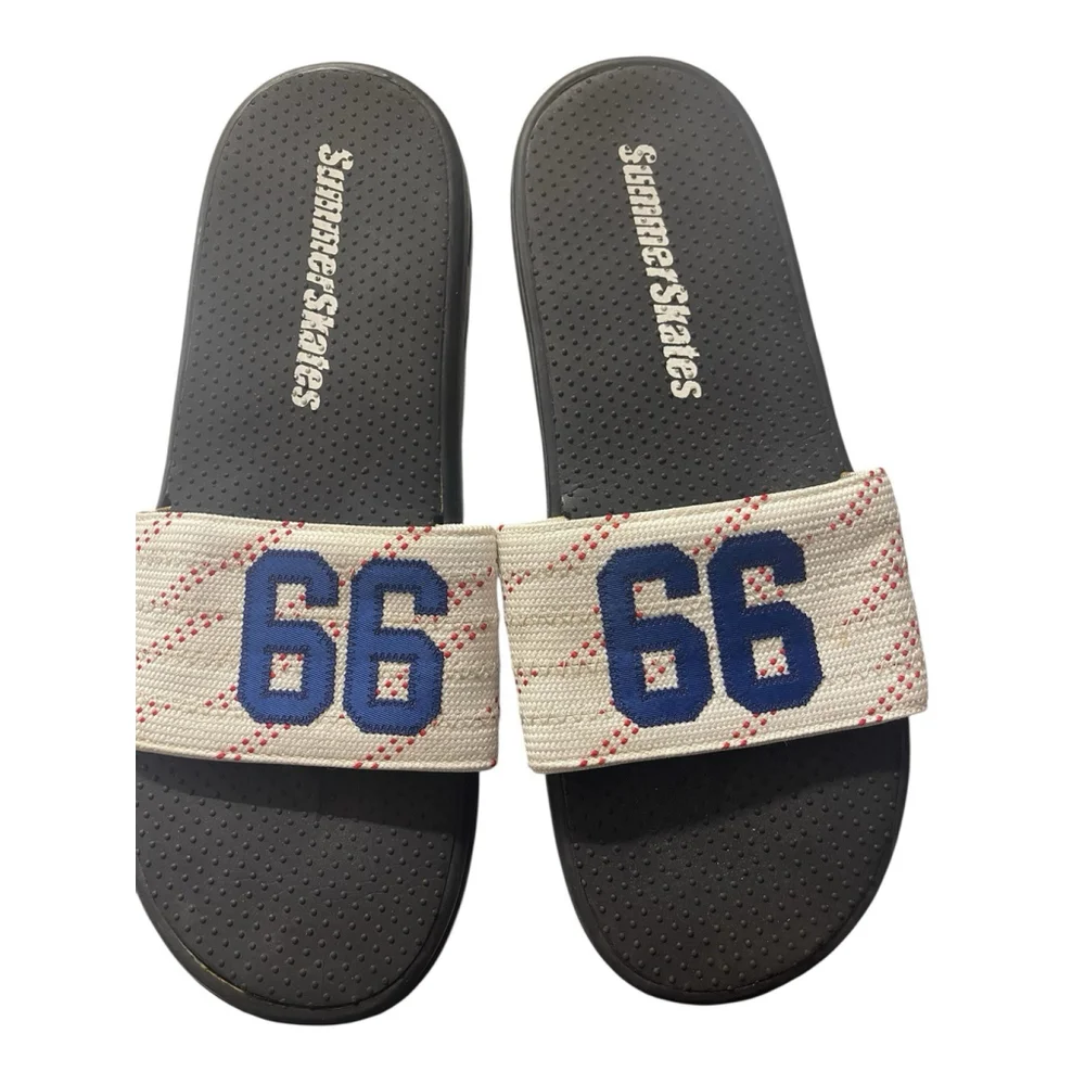 SUMMER SKATES SLIDES SIZE XL WHITE RED #99